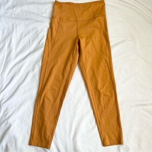 Girlfriend Collective High-rise Leggings Mustard Gold Size S Sustainable